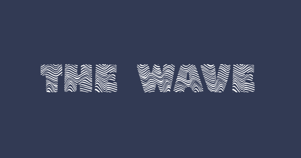 The Wave font thumbnail
